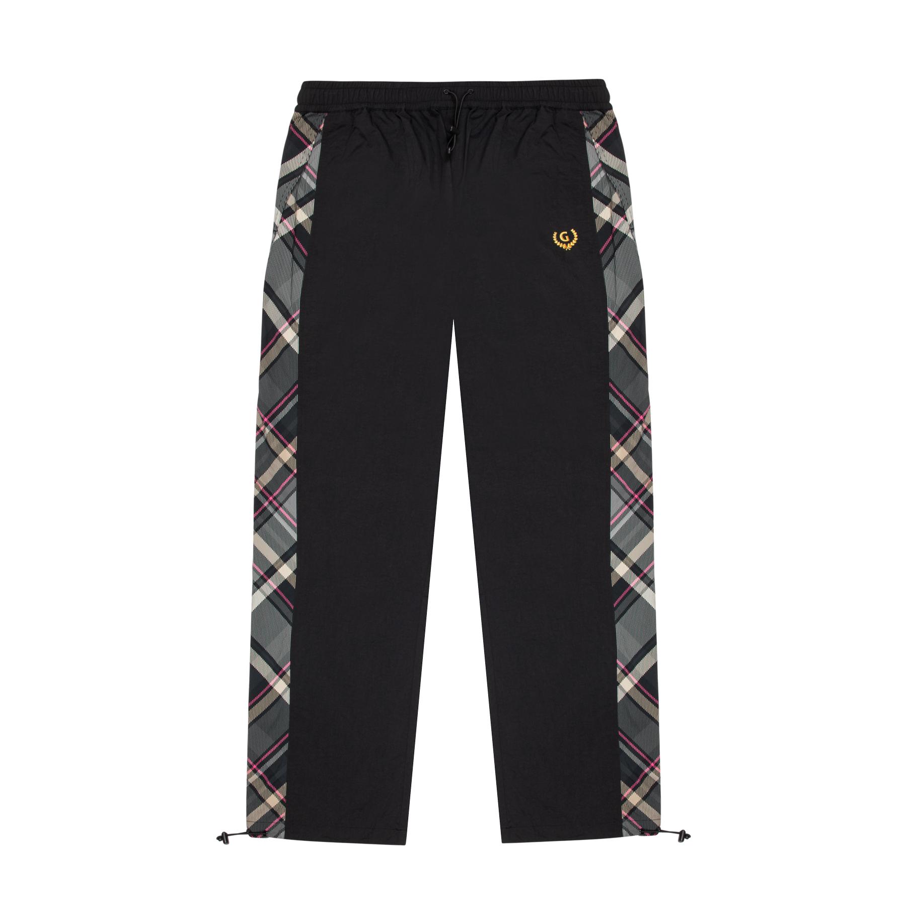 PLAID PANEL PANTS